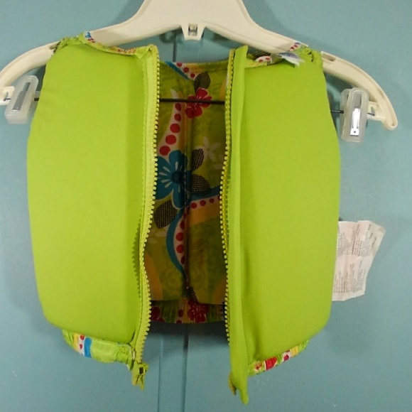 Childs Zip Back Swim Vest X Small Sz 2 - 4 - Picture 4 of 8